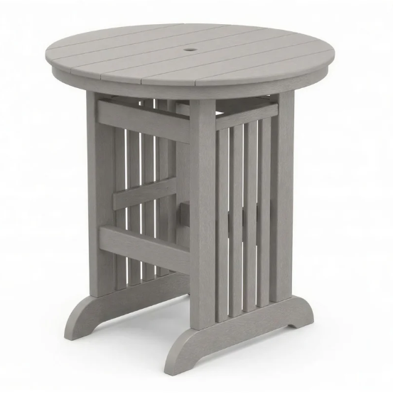 Beaver Dam Farmhouse 35" Round Mission Dining Table