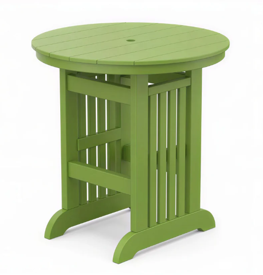 Beaver Dam Farmhouse 48" Round Mission Bar Table