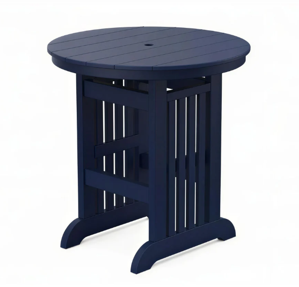 Beaver Dam Farmhouse 35" Round Mission Bar Table
