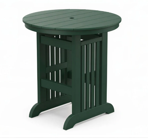 Beaver Dam Farmhouse 35" Round Mission Dining Table