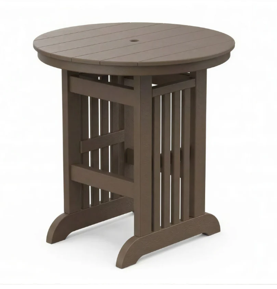 Beaver Dam Farmhouse 48" Round Mission Bar Table