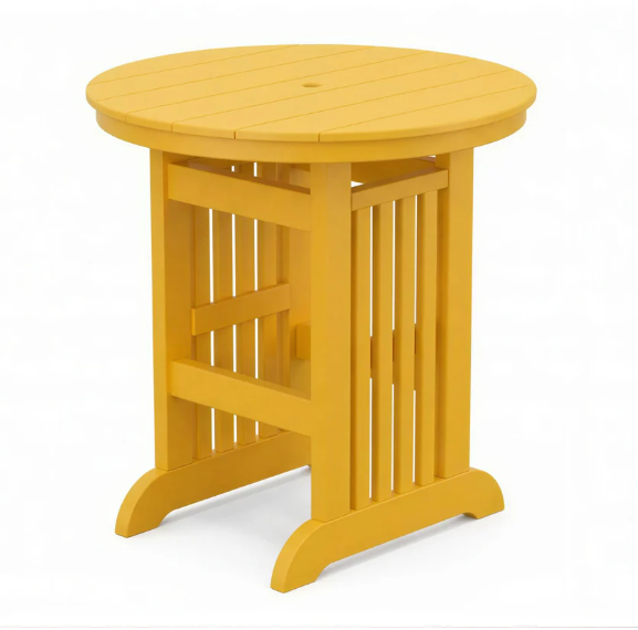 Beaver Dam Farmhouse 44" Round Mission Bar Table