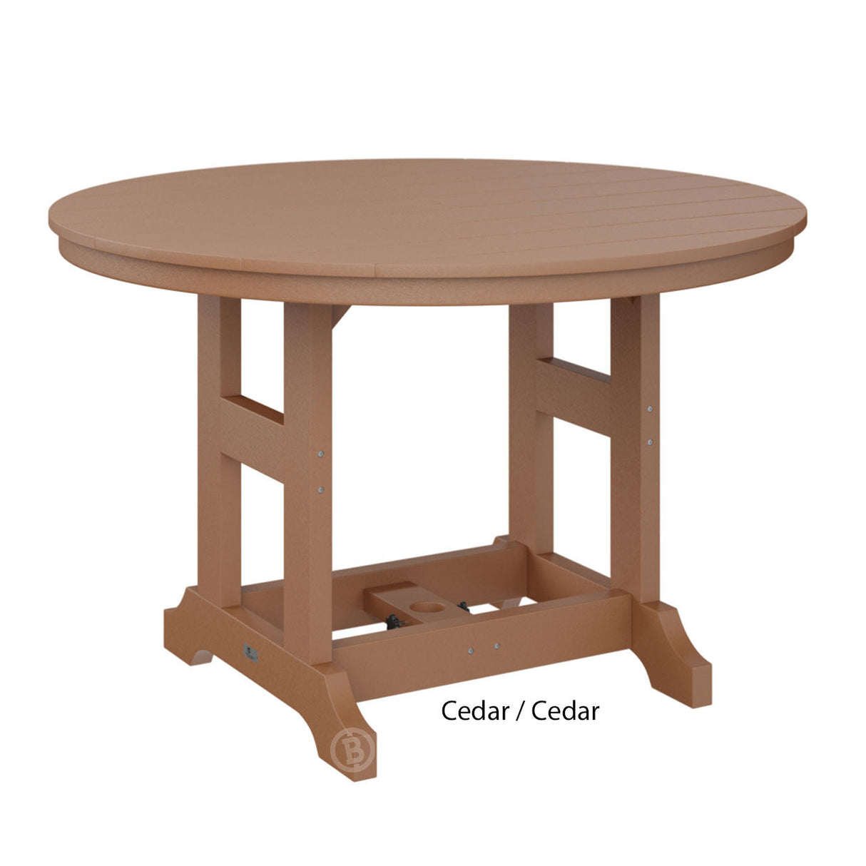Berlin Gardens Garden Classic Standard Top 48" Round Bar Table