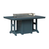 Berlin Gardens Garden Classic Standard Top 44" x 72" Rectangular Fire Dining Table