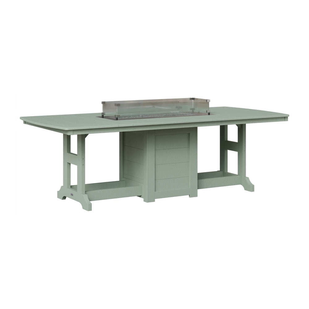 Berlin Gardens Garden Classic Standard Top 44" x 96" Rectangular Fire Dining Table