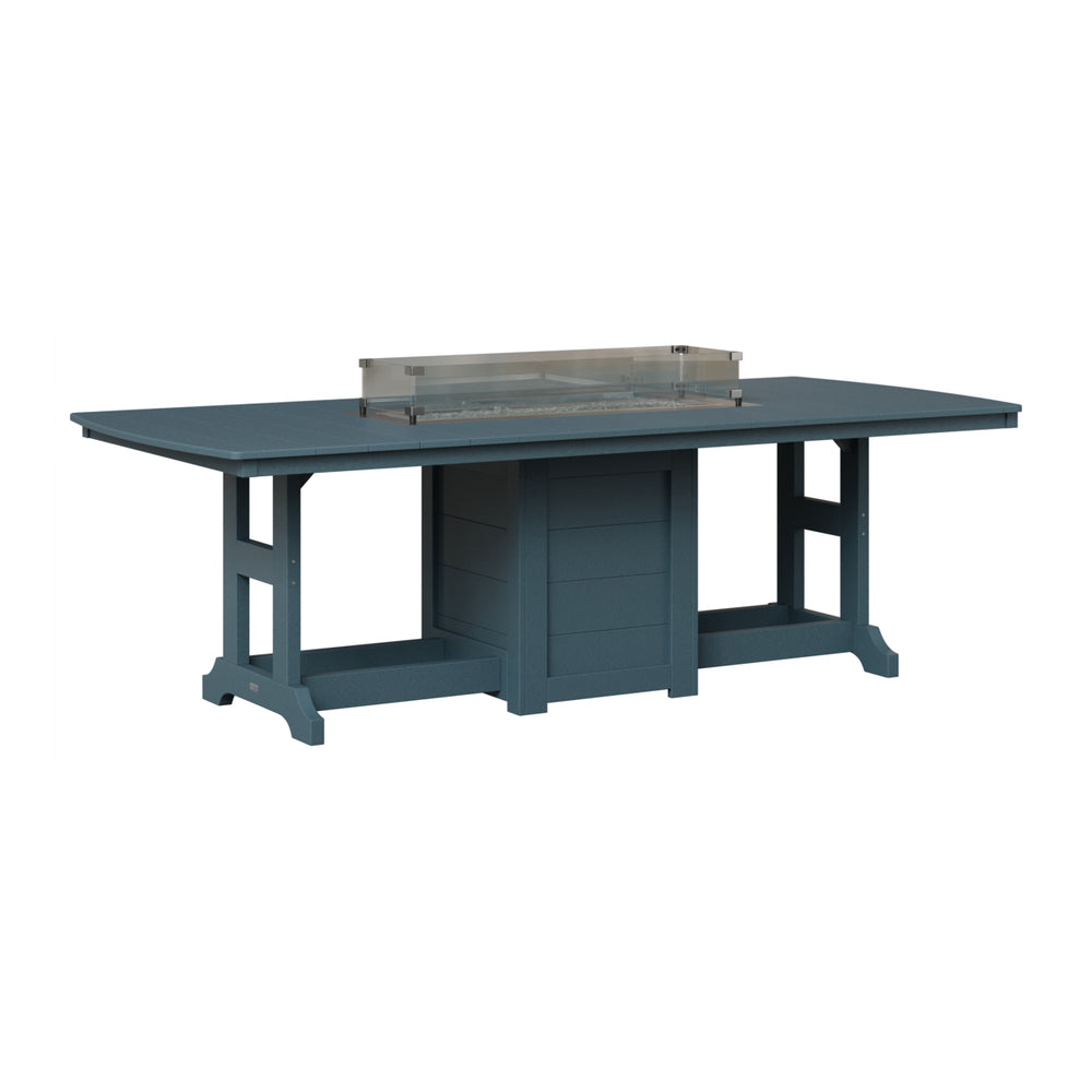 Berlin Gardens Garden Classic Standard Top 44" x 96" Rectangular Fire Dining Table