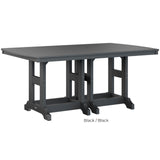 Berlin Gardens Garden Classic Standard Top 44" x 72" Rectangular Bar Table