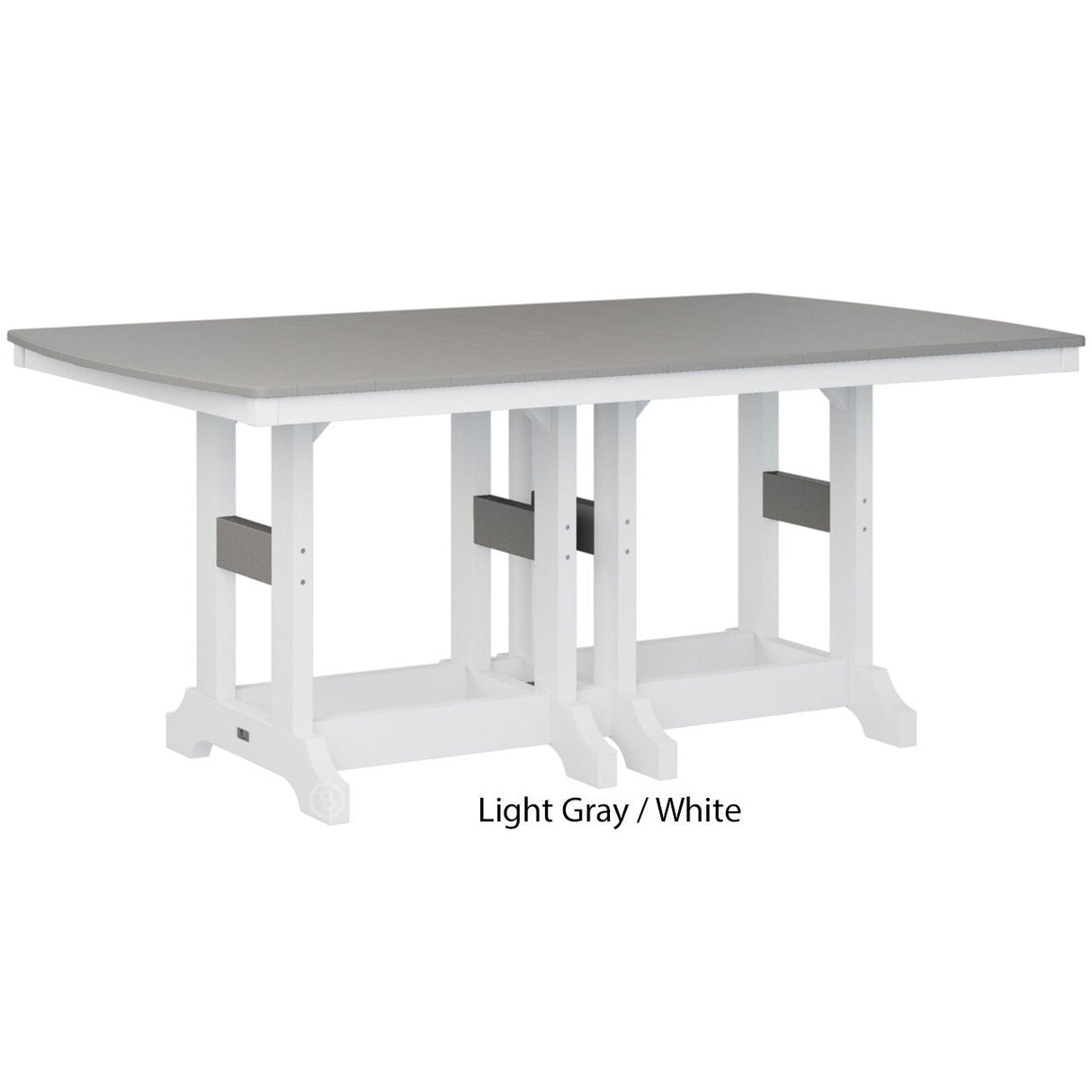 Berlin Gardens Garden Classic Standard Top 44" x 72" Rectangular Bar Table