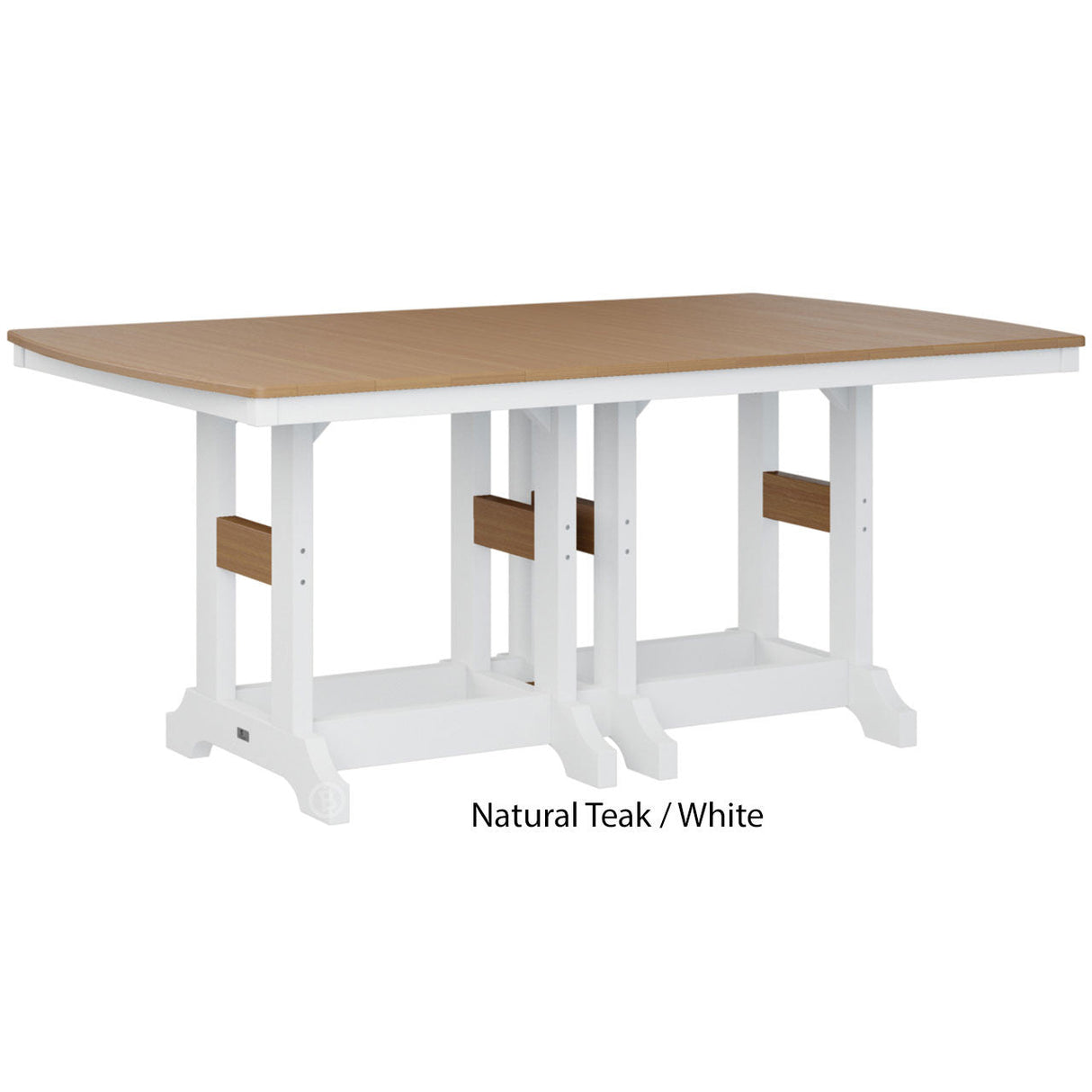 Berlin Gardens Garden Classic Standard Top 44" x 72" Rectangular Bar Table
