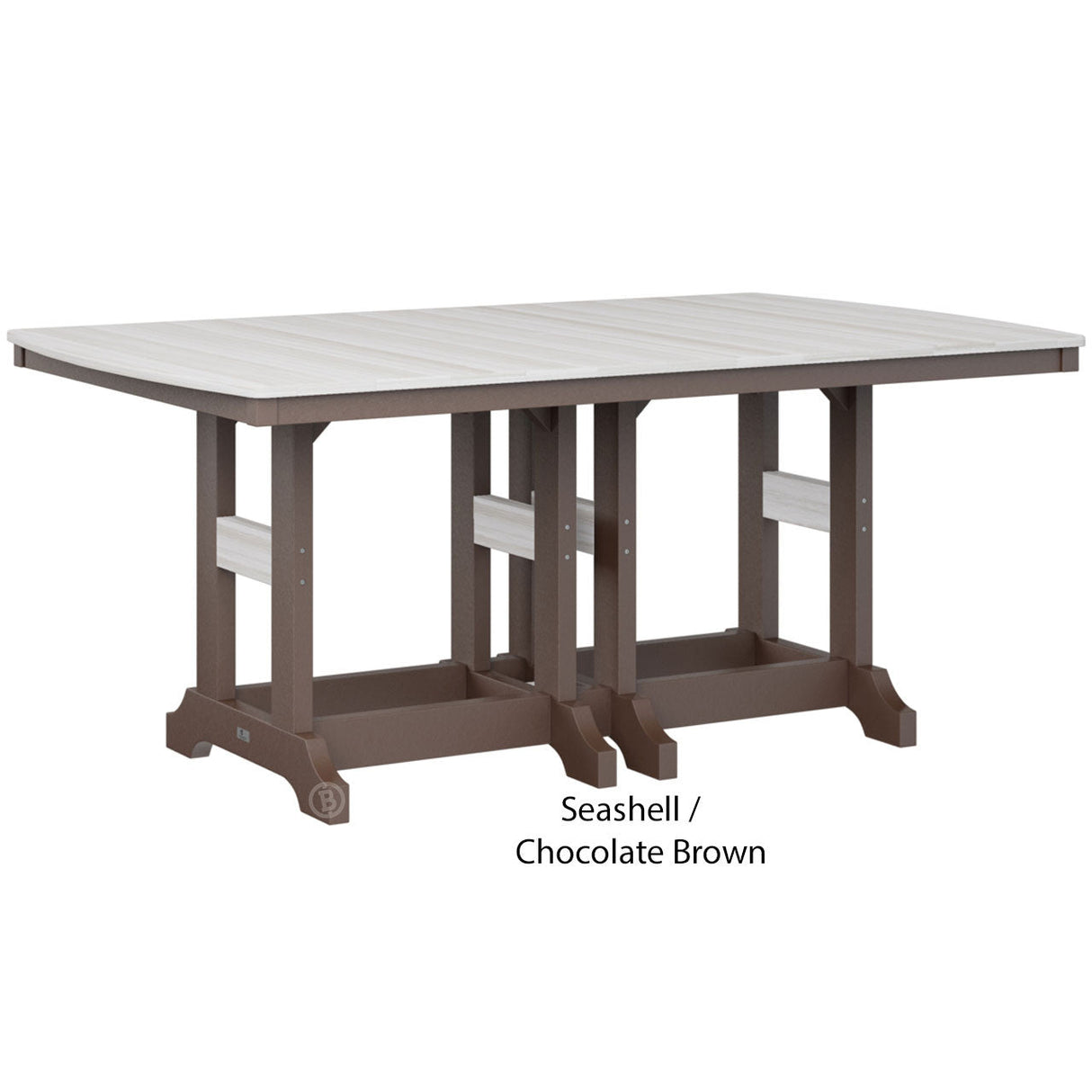 Berlin Gardens Garden Classic Standard Top 44" x 72" Rectangular Bar Table