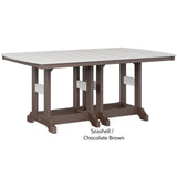 Berlin Gardens Garden Classic Standard Top 44" x 72" Rectangular Bar Table