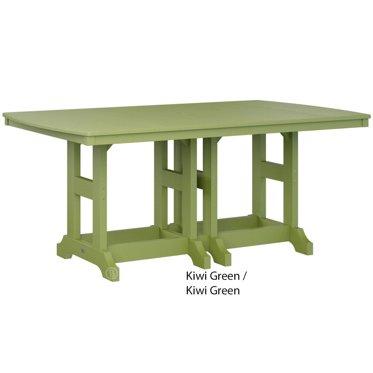 Berlin Gardens Garden Classic Standard Top 44" x 72" Rectangular Counter Table
