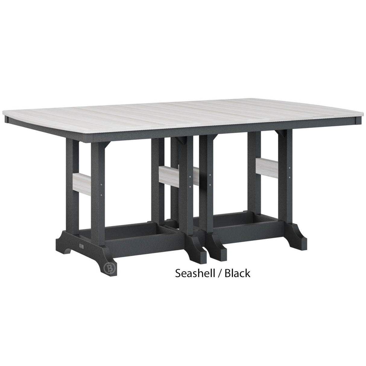 Berlin Gardens Garden Classic Standard Top 44" x 72" Rectangular Counter Table