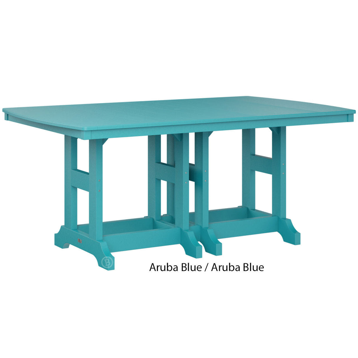 Berlin Gardens Garden Classic Standard Top 44" x 72" Rectangular Dining Table