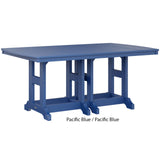Berlin Gardens Garden Classic Standard Top 44" x 72" Rectangular Dining Table