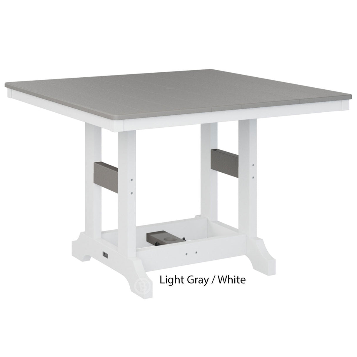 Berlin Gardens Garden Classic Standard Top 44" Square Bar Table