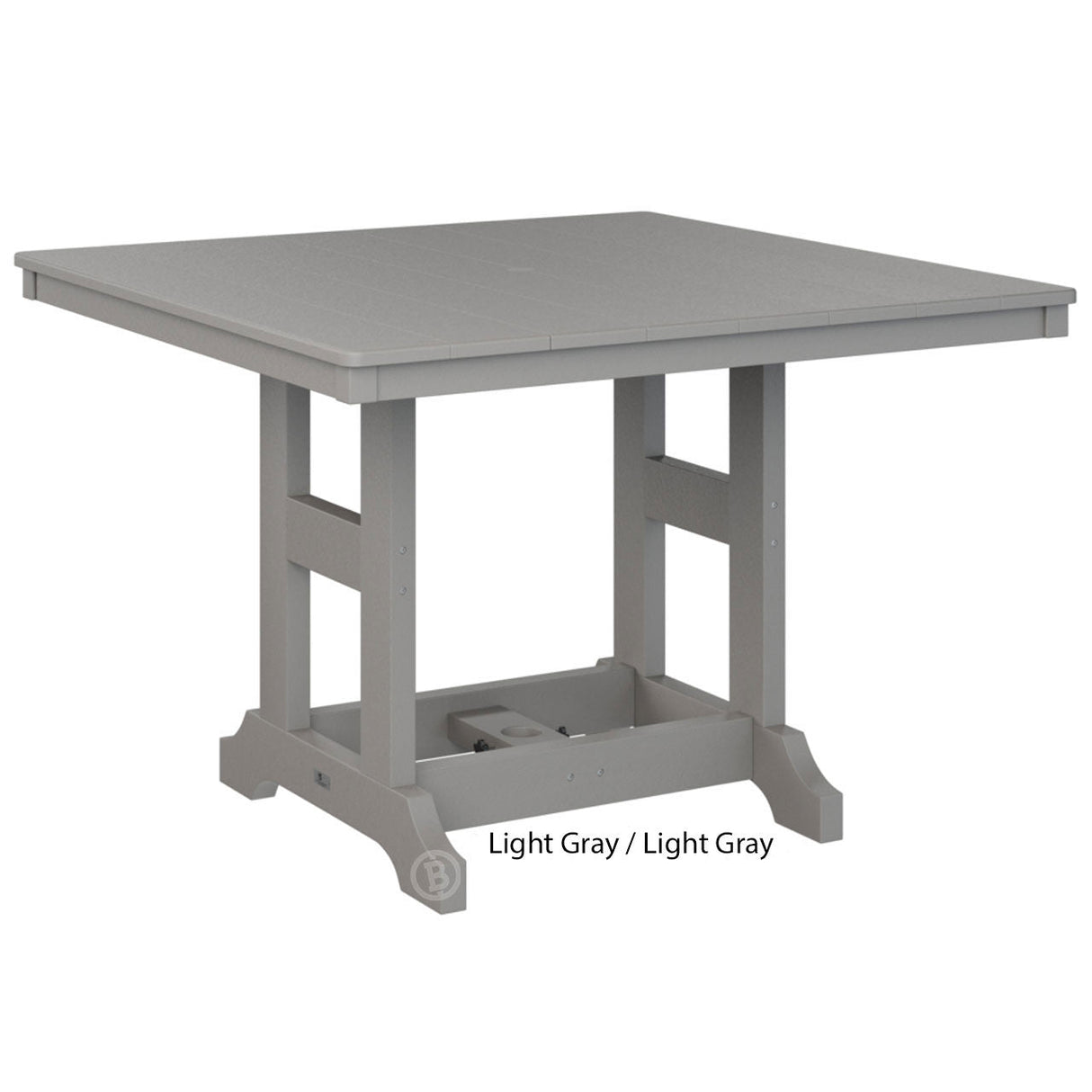 Berlin Gardens Garden Classic Standard Top 44" Square Bar Table