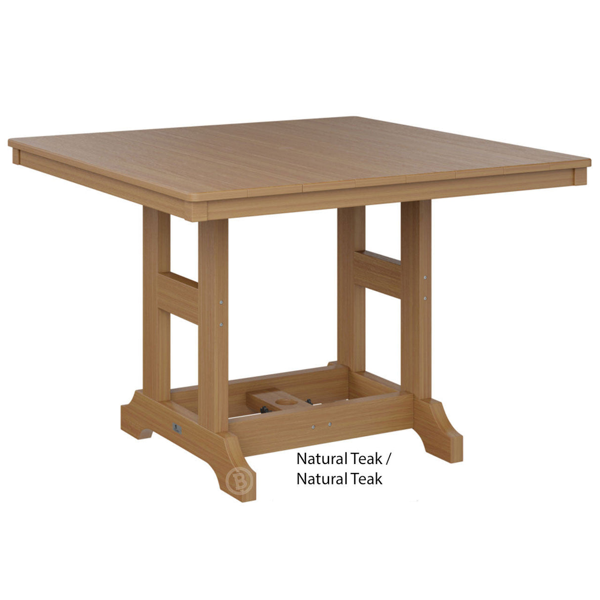 Berlin Gardens Garden Classic Standard Top 44" Square Dining Table