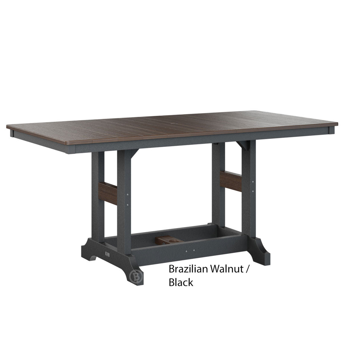 Berlin Gardens Garden Classic Standard Top 33" x 66" Rectangular Bar Table