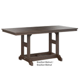 Berlin Gardens Garden Classic Standard Top 33" x 66" Rectangular Bar Table