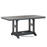 Berlin Gardens Garden Classic Standard Top 33" x 66" Rectangular Bar Table