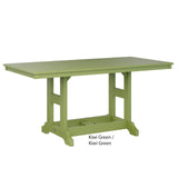 Berlin Gardens Garden Classic Standard Top 33" x 66" Rectangular Bar Table