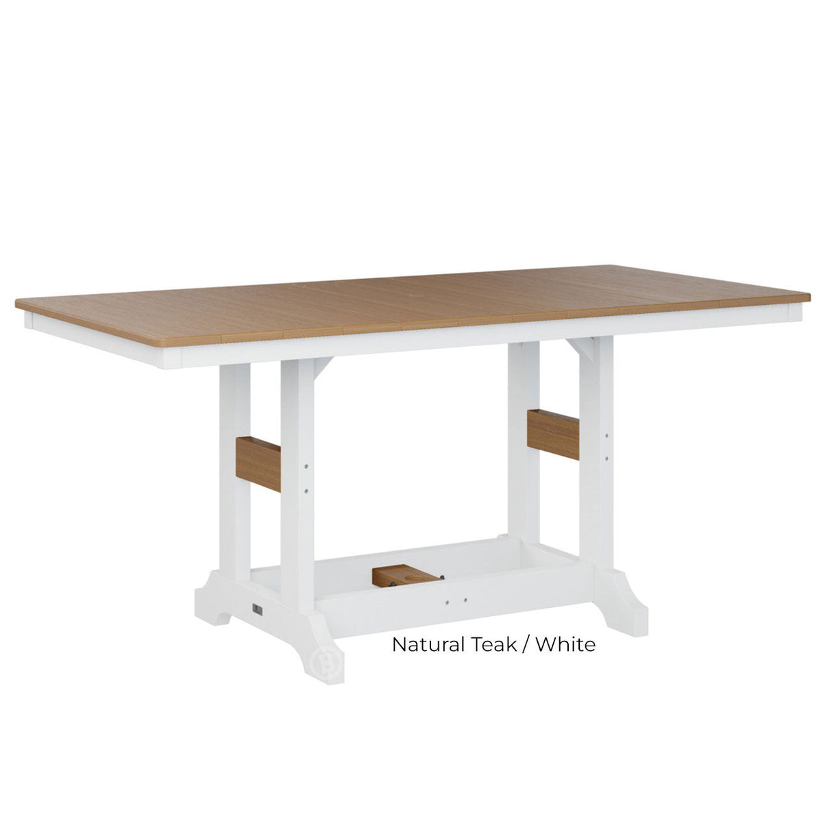 Berlin Gardens Garden Classic Standard Top 33" x 66" Rectangular Bar Table