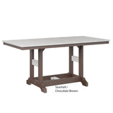 Berlin Gardens Garden Classic Standard Top 33" x 66" Rectangular Bar Table