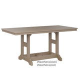 Berlin Gardens Garden Classic Standard Top 33" x 66" Rectangular Bar Table