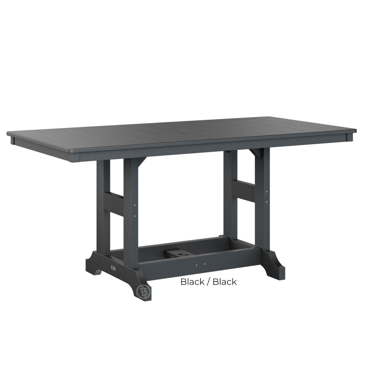 Berlin Gardens Garden Classic Standard Top 33" x 66" Rectangular Counter Table