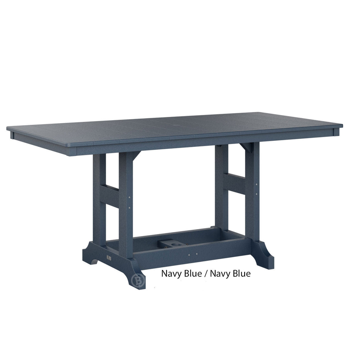 Berlin Gardens Garden Classic Standard Top 33" x 66" Rectangular Counter Table