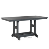 Berlin Gardens Garden Classic Standard Top 33" x 66" Rectangular Dining Table