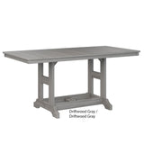 Berlin Gardens Garden Classic Standard Top 33" x 66" Rectangular Dining Table
