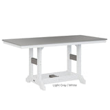 Berlin Gardens Garden Classic Standard Top 33" x 66" Rectangular Dining Table