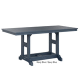 Berlin Gardens Garden Classic Standard Top 33" x 66" Rectangular Dining Table