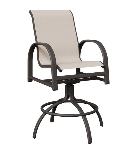 Berlin Gardens Murphy Regular Sling Swivel Bar Chair