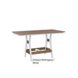 Berlin Gardens Harbor 33" x 66" Rectangular Bar Table
