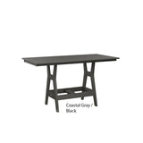 Berlin Gardens Harbor 33" x 66" Rectangular Bar Table