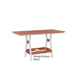 Berlin Gardens Harbor 33" x 66" Rectangular Bar Table