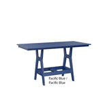 Berlin Gardens Harbor 33" x 66" Rectangular Bar Table