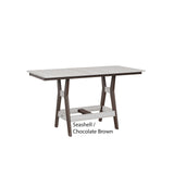 Berlin Gardens Harbor 33" x 66" Rectangular Bar Table