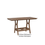Berlin Gardens Harbor 33" x 66" Rectangular Counter Table