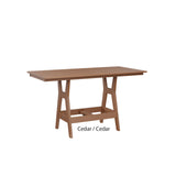 Berlin Gardens Harbor 33" x 66" Rectangular Counter Table