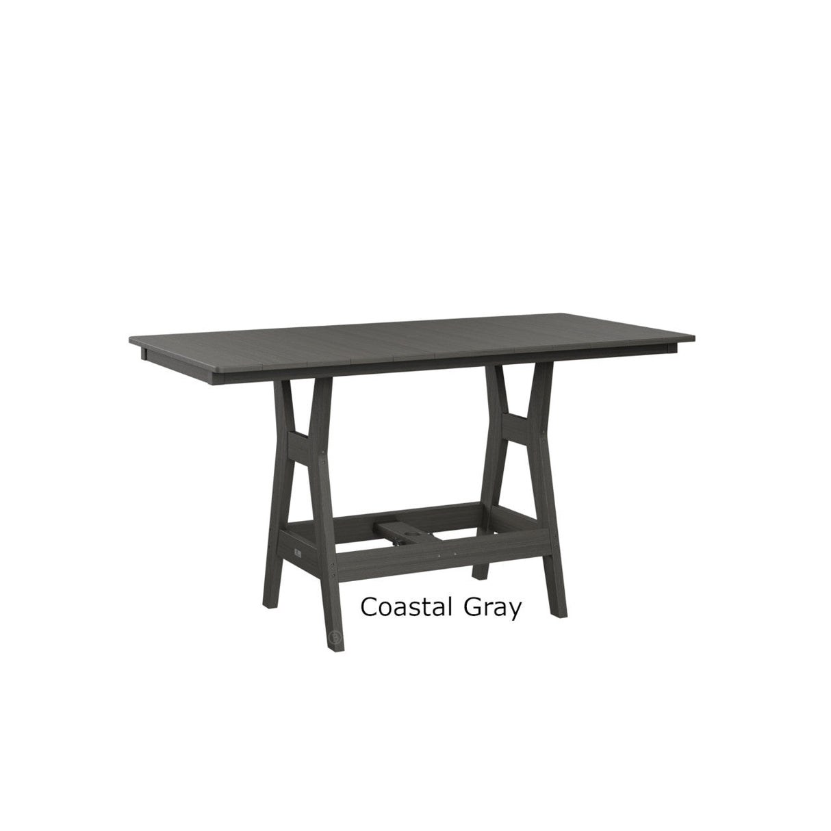 Berlin Gardens Harbor 33" x 66" Rectangular Counter Table