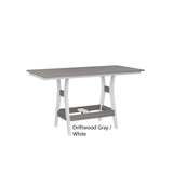 Berlin Gardens Harbor 33" x 66" Rectangular Counter Table