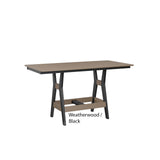 Berlin Gardens Harbor 33" x 66" Rectangular Counter Table