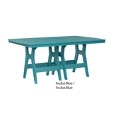 Berlin Gardens Harbor 44" x 72" Rectangular Bar Table