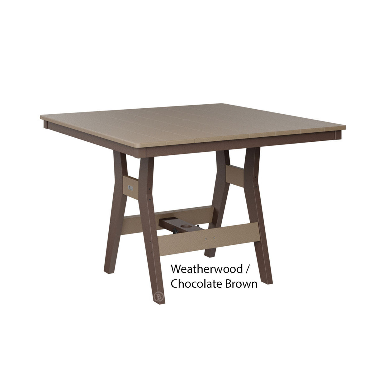 Berlin Gardens Harbor 44" Square Counter Table