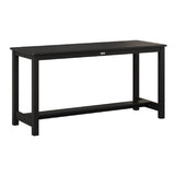 Berlin Gardens Aluminum Balcony Table Dining Height Hammered top