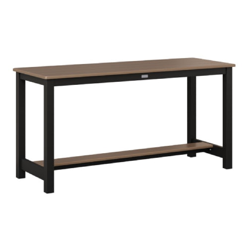 Berlin Gardens Aluminum Balcony Table Dining Height Hammered top